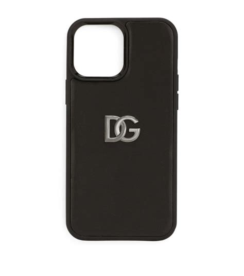 Dolce & Gabbana Leather iPhone 13 Pro Case .